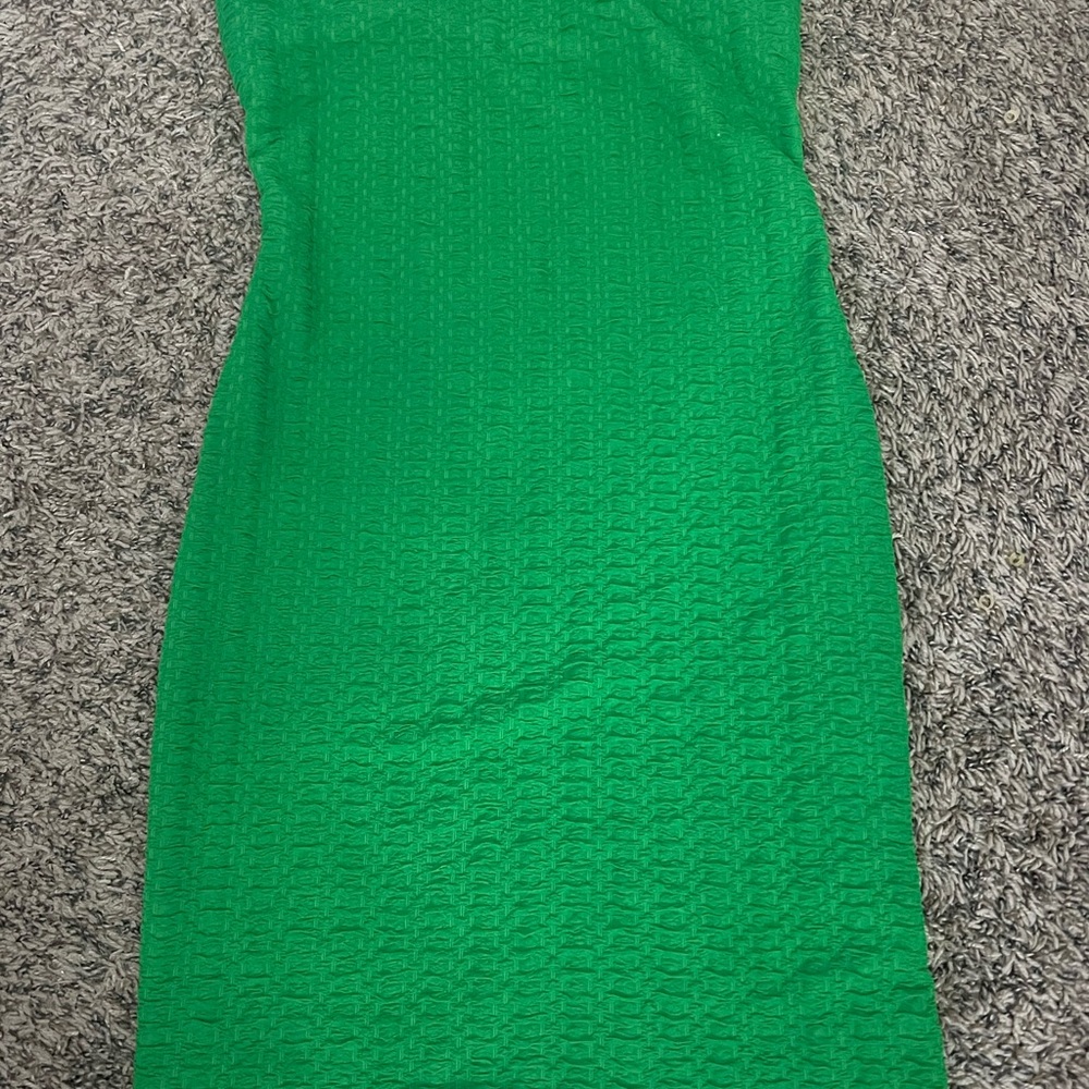 Vibrant Green Strapless Dress